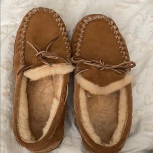 L.L. Bean Wicked Good Sheepskin Mocassins